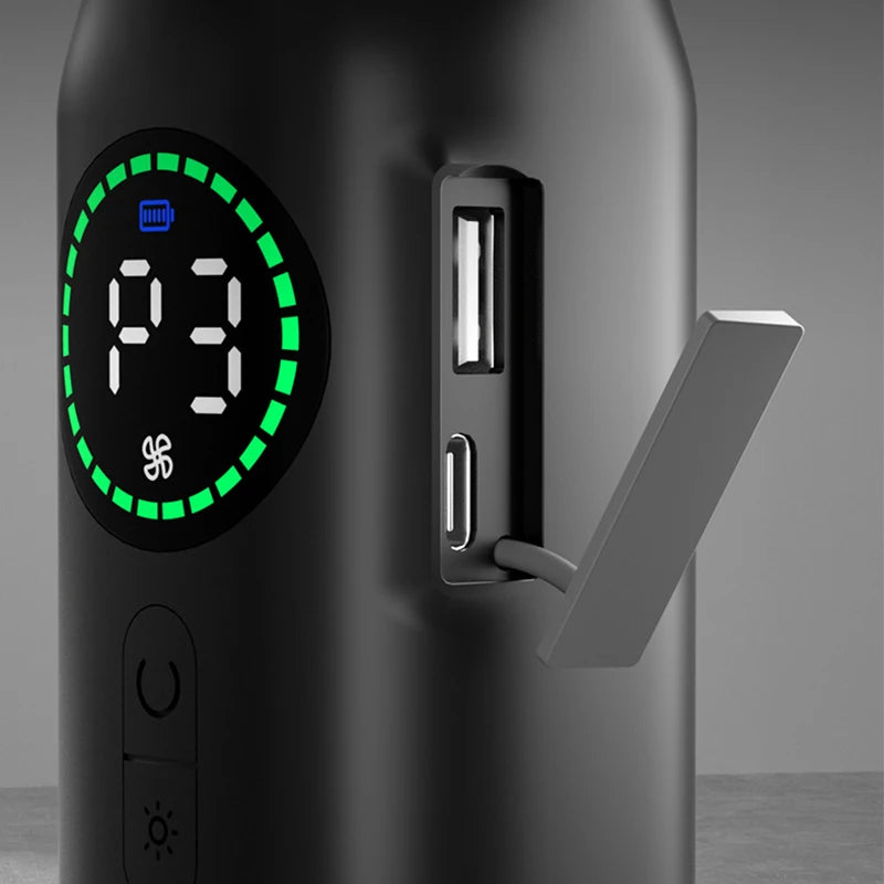 Portable 7500mAh Wireless Air Duster Dust Blowing Gun 2 in 1 Air Blower And Vacuum Cleaner Cordless Duster Blowers Car Cleaning