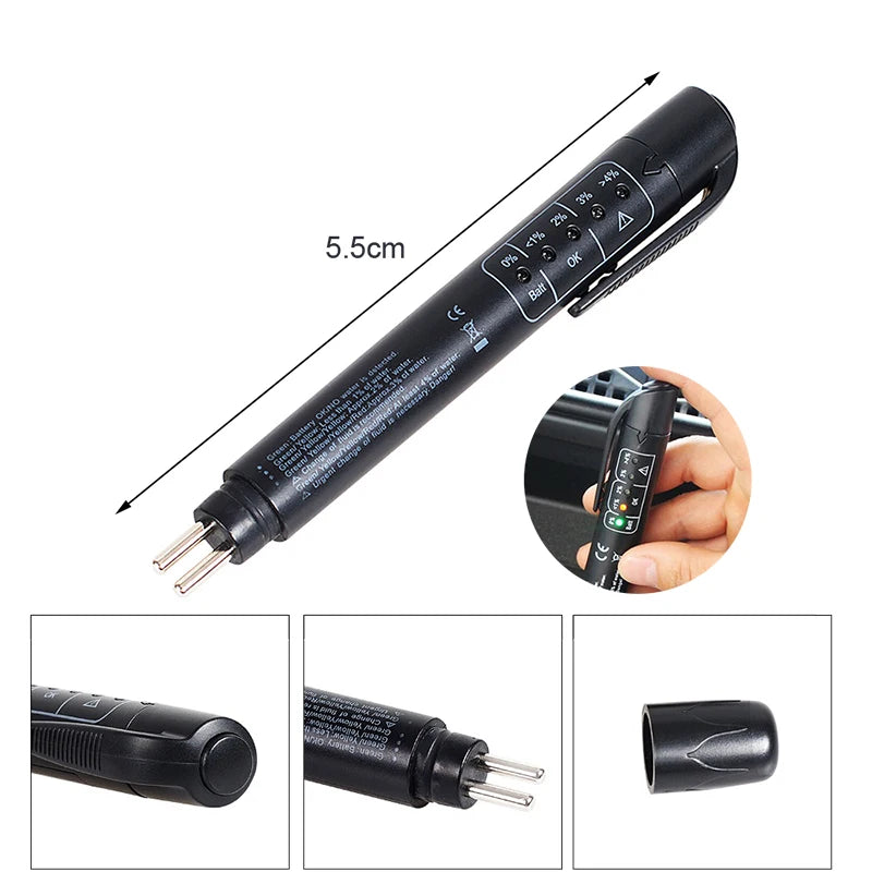 Accurate Oil Quality Check Pen Universal Brake Fluid Tester Car Brake Liquid Digital Tester Vehicle Auto Automotive Testing Tool