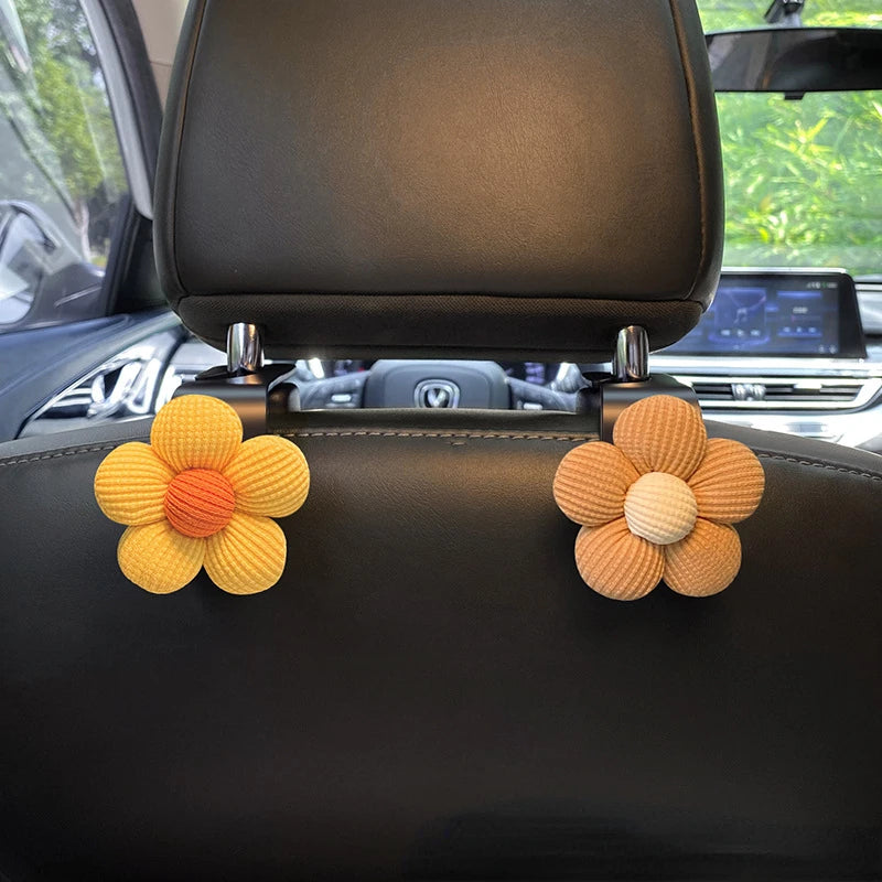 2pcs Car hook, backrest hook, rear seat women can hide the car hook, cute car hook