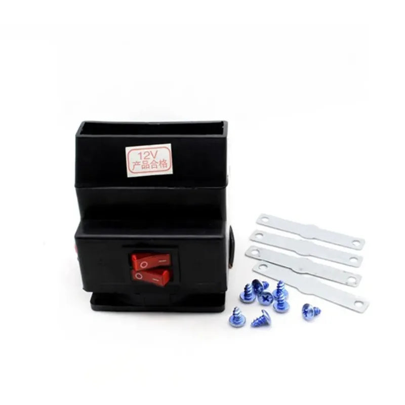 12v/24v Car Heater Windshield Defogging Defrosting Portable Electric Heating Fan Frost Snow Fog Removal Machine for Bus Truck