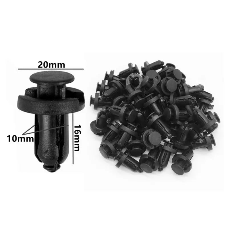 60Pcs 5mm 6mm 7mm 8mm 9mm 10mm Hole Car Bumper Rivet Fastener Auto Fender Trim Panel Screw Clips For Honda Nissan Toyota Hyundai