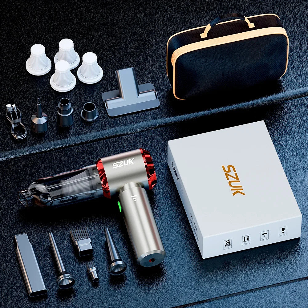 SZUK C012 985000Pa Car Vacuum Cleaner Portable Handheld Wireless Machianr Mini Vacuum Cleaner Strong Suction Car Vacuum Cleaner