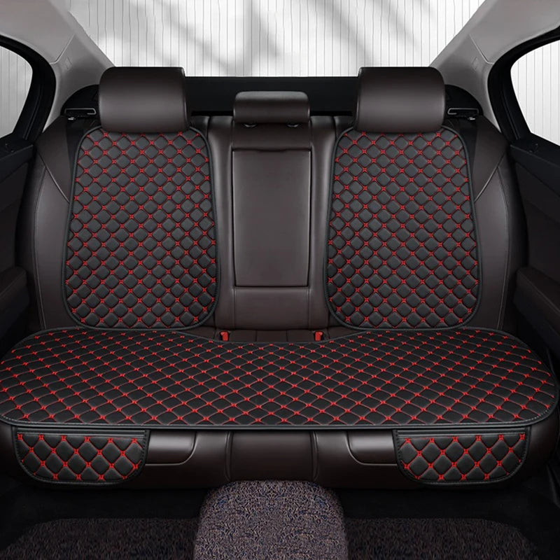 High quality Pu Leather Car Seat Cover Seat Back Soft Cushion Universal Front and Rear Car Seat Cushion Carpet Pad Four Seasons