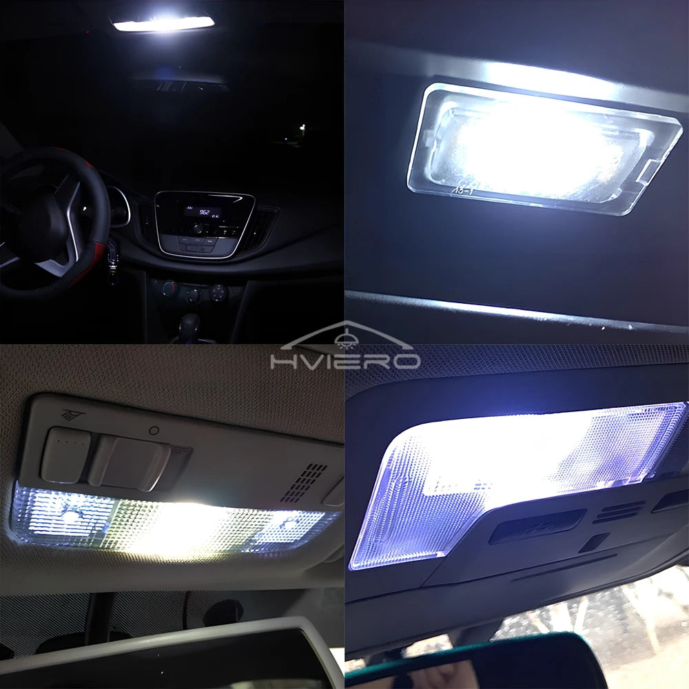 20/50/100X Car Led Canbus White T10 194 W5W Turn Signal No Error Free Interior Reading Light Tail Bulb Backup Parking Lamp