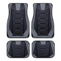2D Flat 4pcs Car Mat Set, Four Blocks of Belly Pattern, Universal, Polyester Fiber, Absorbent, Non-slip, Washable Car Carpet