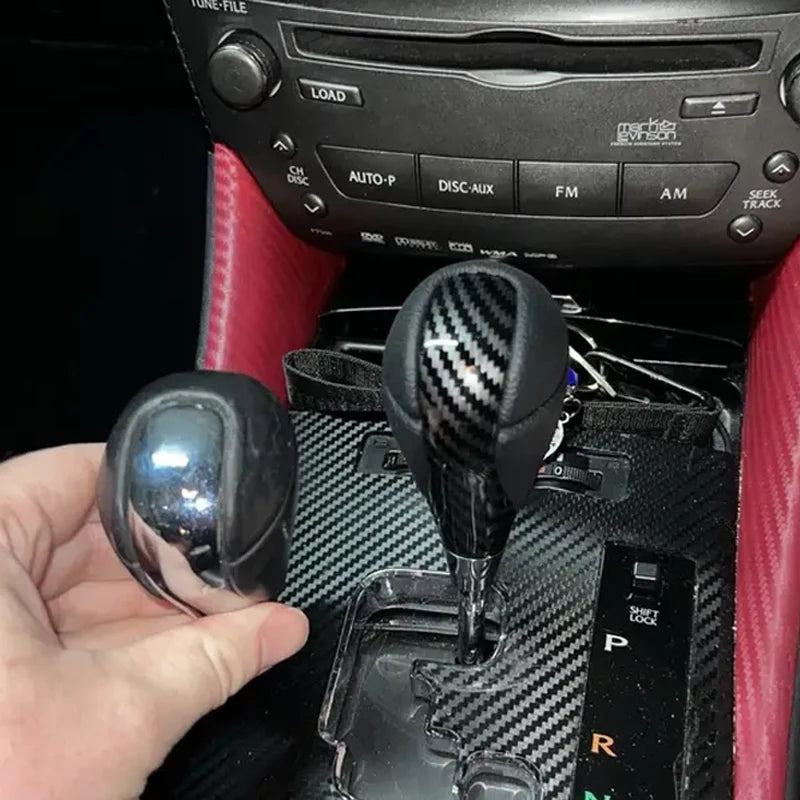 Car Styling Automatic PU Leather Gear Shift Knob For Lexus GS350 GS450h GS460 LS460 LS600h RX350 RX450h ES350 IS250 2008 2009