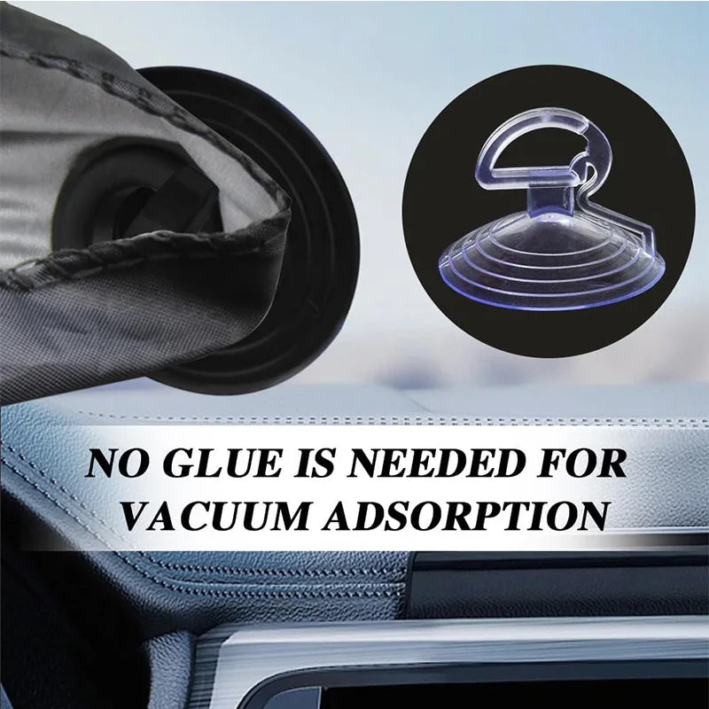 16PCS Car Glass Windshield Sunshade Suction Cups Universal PVC Window Suction Cups for Car Shades Windows Kitchen Bathroom 35mm