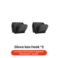 YZ For New Tesla Model 3/Y Highland Juniper Glove box Car Hooks ABS Storage Holder Tesla Model 3 Car Dedicated  Accessories
