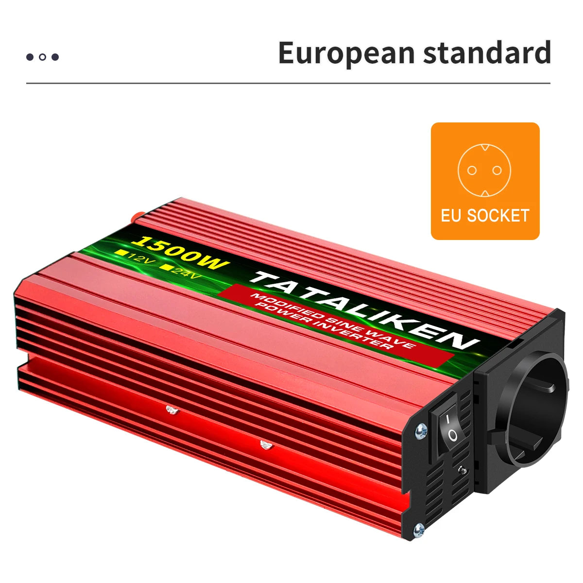 Modified Sine Wave  with voltage display 600W 1500W 2600W 3000W  power inverter  inverter 12v 220v