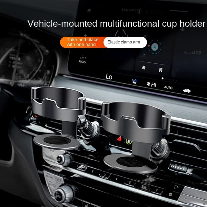 Car Water Cup Holder Tea beverage Holder Car air conditioning outlet ashtray fixed frame seat multi-function