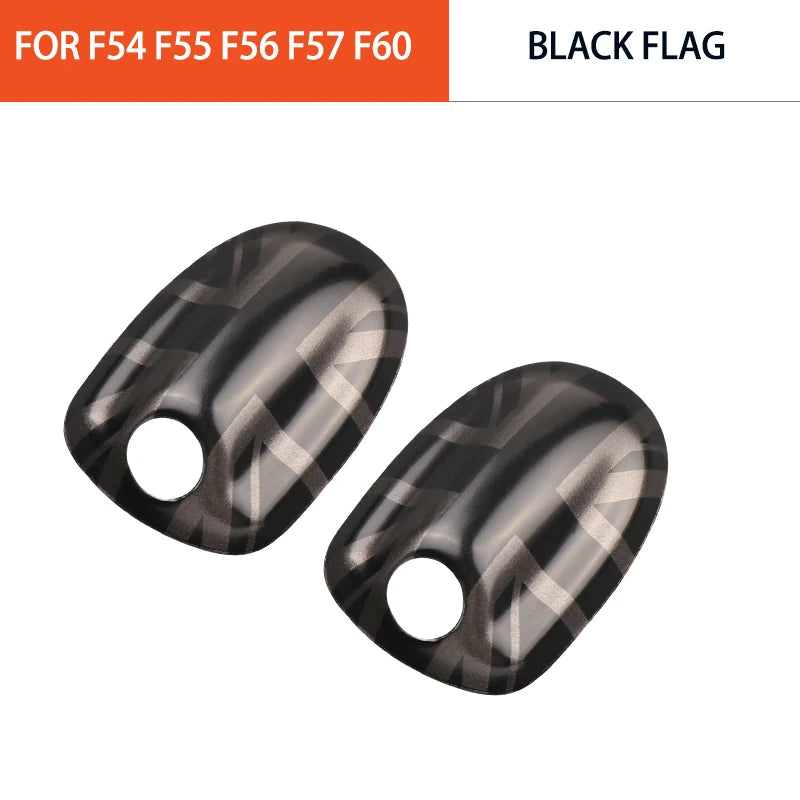 Car Wiper Water Spray Nozzle Covers Stickers Union Jack For Mini Cooper F54 F55 F56 F57 F60 Decorative Shell Car Accessories