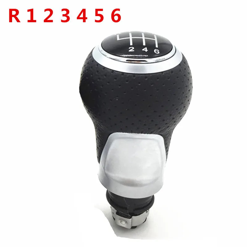 5/6 Speed Manual Gear Shift Knob Lever Stick Arm Pen Gaiter Boot Cover Case For Audi A4 S4 B8 8K A5 8T Q5 8R S Line 2007-2015