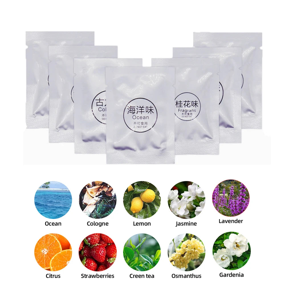 7pcs Car Air Freshener Supplement Solid Fragrance Scent Air Outlet Perfume Refill Tablets Ocean Lemon Lavender Fillers