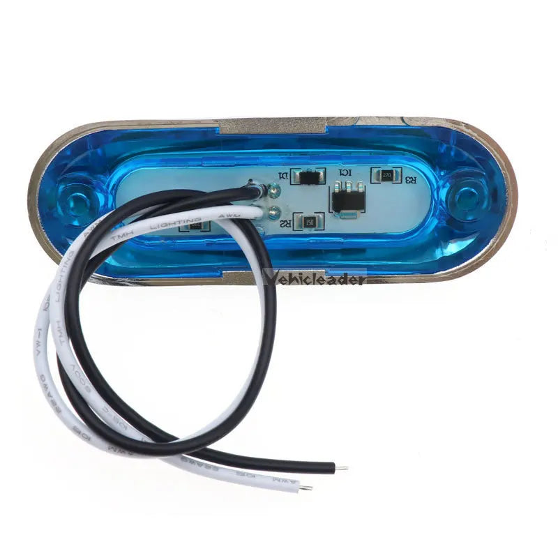 Waterproof 4 LED Side Mark Lamp Clearance indicator Light Car Truck Trailer Lorry 12V-24V light Red/White/Amber/Blue/Green