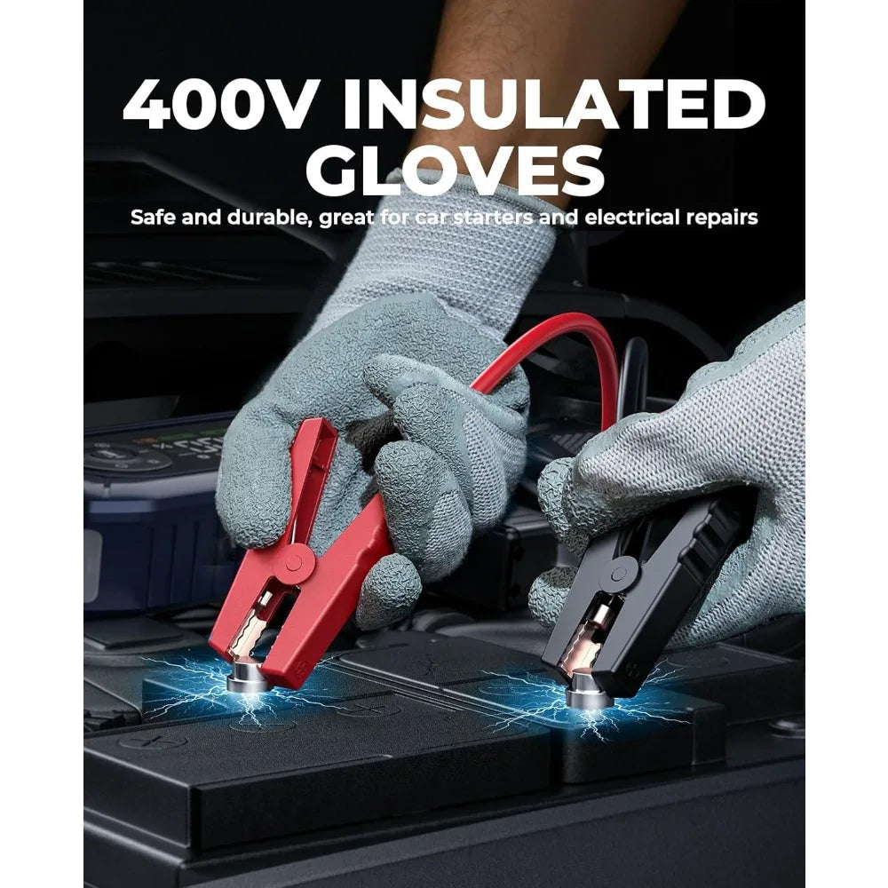 YaberAuto 10-in-1 Jump Starter with Air Compressor 6000A 150PSI Portable Car Battery Jump Starter (All Gas/10L Diesel) Jump Box