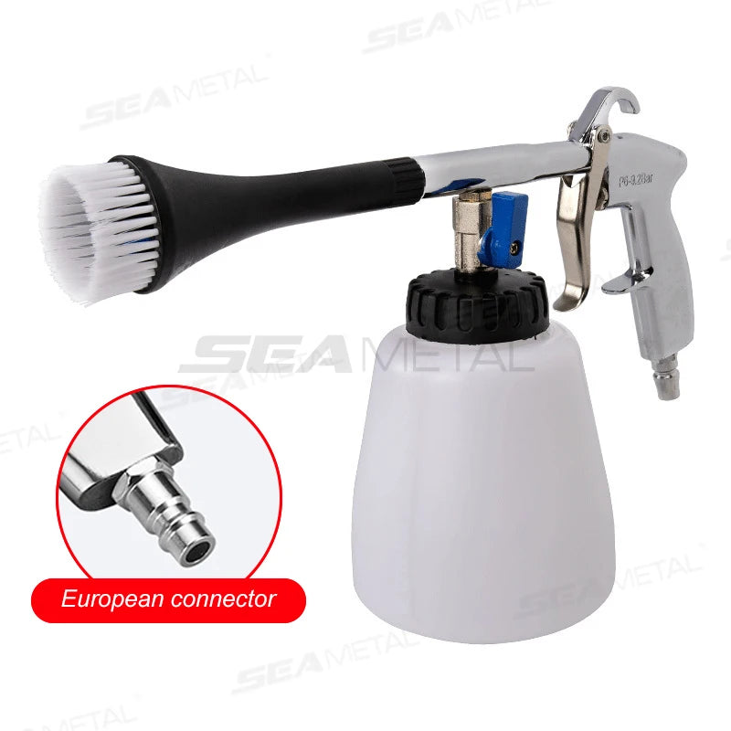 SEAMETAL High Pressure Car Washer Gun Automobiles Water Gun 1L Kettle Tornador Cleaning Gun Tool for Car Deep Clean Washing