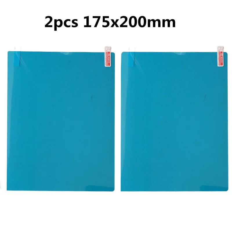 2/4/8 Pcs Car Side Rearview Mirror Waterproof Anti-Fog Film Side Window Glass Film Can Protect Your Vision Driving On Rainy Days