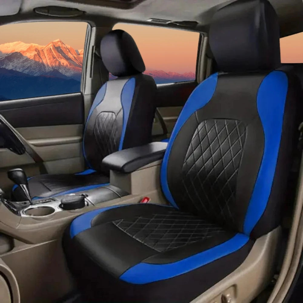 Universal Car Seat Covers Black Fashions Sports Seat Covers PVC Fabric Car Seat Cover Universal Interior Accessories