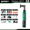BATOCA S6 Cordless Mini Car Polisher With 2 Heads RO&DA Portable Handle Polishing Machine Kit for Auto Detailing Waxing