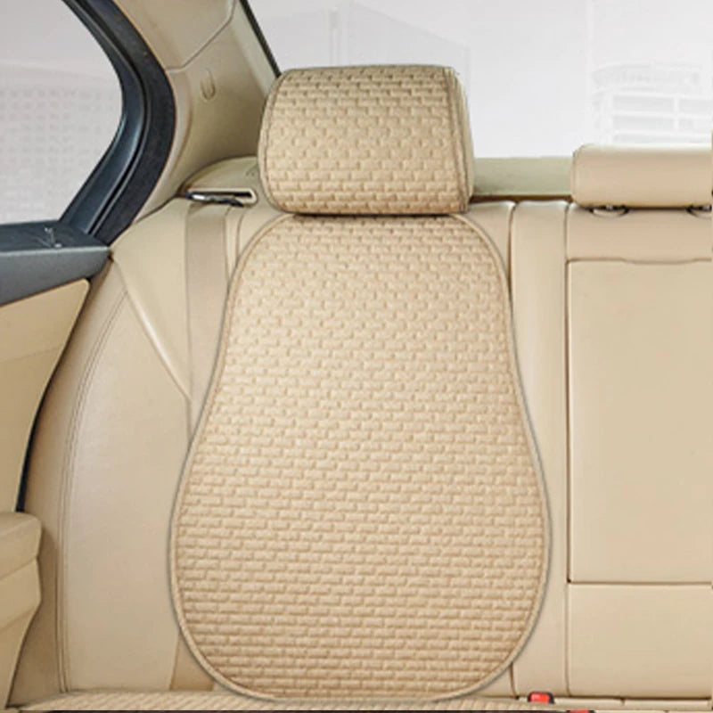 Universal Car Seat Cover Car Front Rear Seat Back Cushion Falx Car Seat Cushion Protector Auto Interior Pad Fit for Most Cars