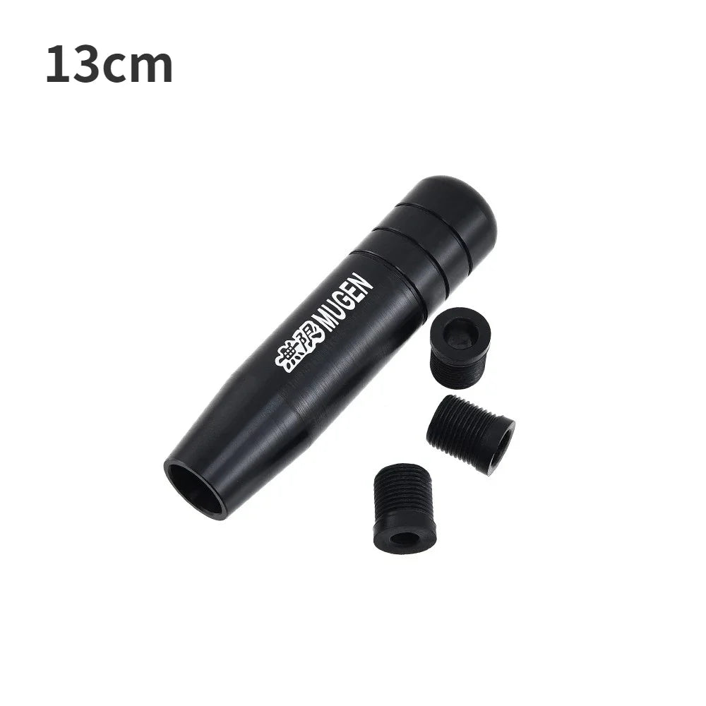 Universal Auto JDM 18cm Length Aluminum Gear Shift Knob Racing Car Shift Gear Knob MUGEN