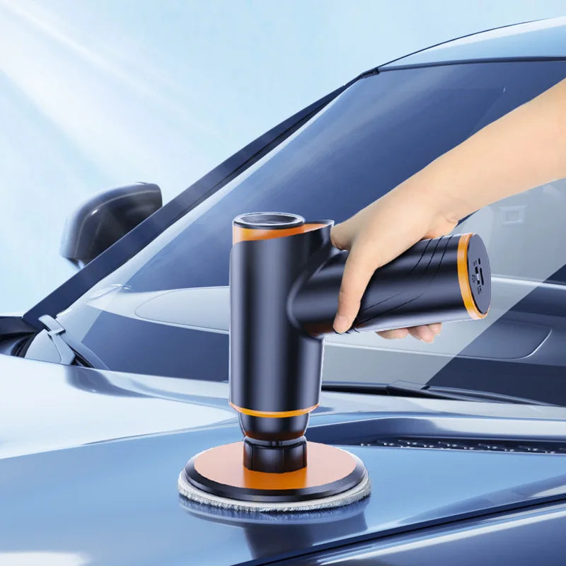 Car Mini Cordless Polisher Wireless Polishing Machine with Brush Fast Charging Portable Variable Speed Sander Waxing Machine
