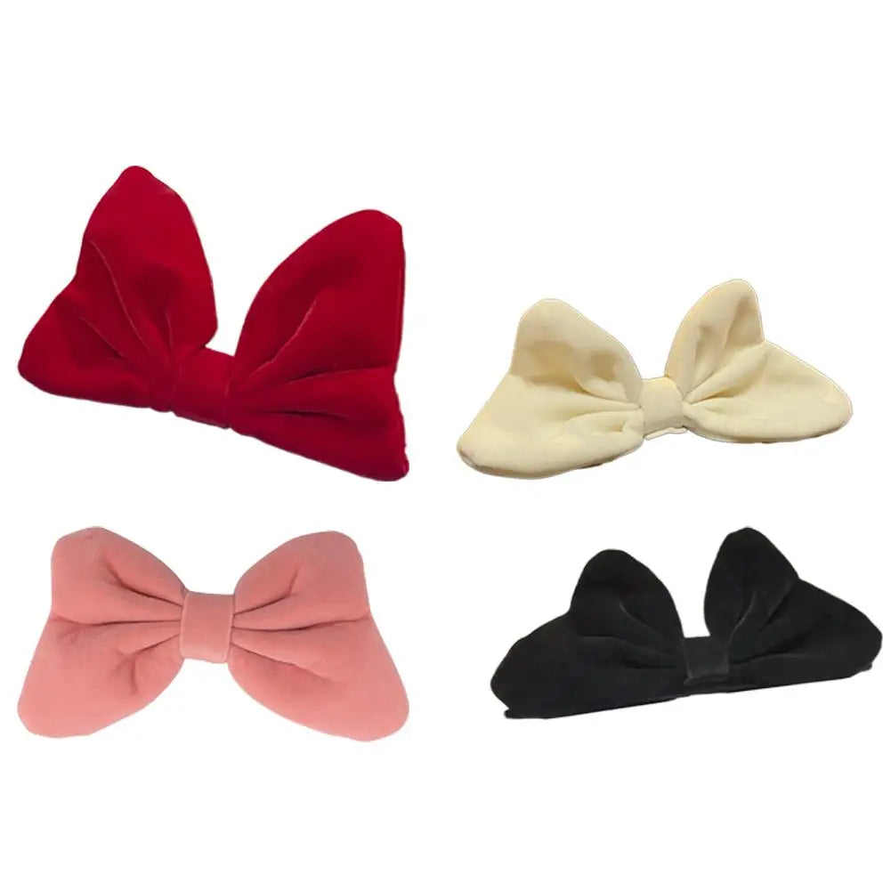 Car Center Console Fashion Red Bow Decoration Female Cover Pads Decorative Ornaments Red Bow Tie Gift  Car Accessories