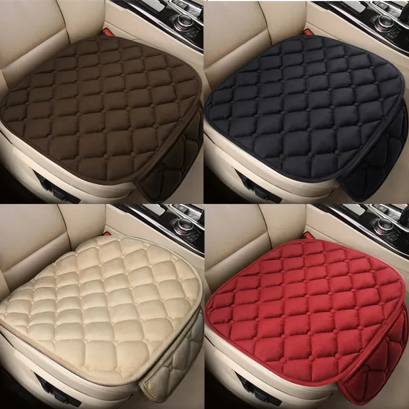 Car Seat Covers, Warm Seat Cushion Protector, Plush Seat Cover, Universal for Sedan, Hatchback, SUV, Autumn, Winter