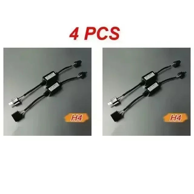 NEW 1/2/4PCS LED Canbus Car Headlights Error Free Resistor for SUV Fog Lights H4 H7 H1 H11 9006 9007 Adapter Anti-Flicker Tools