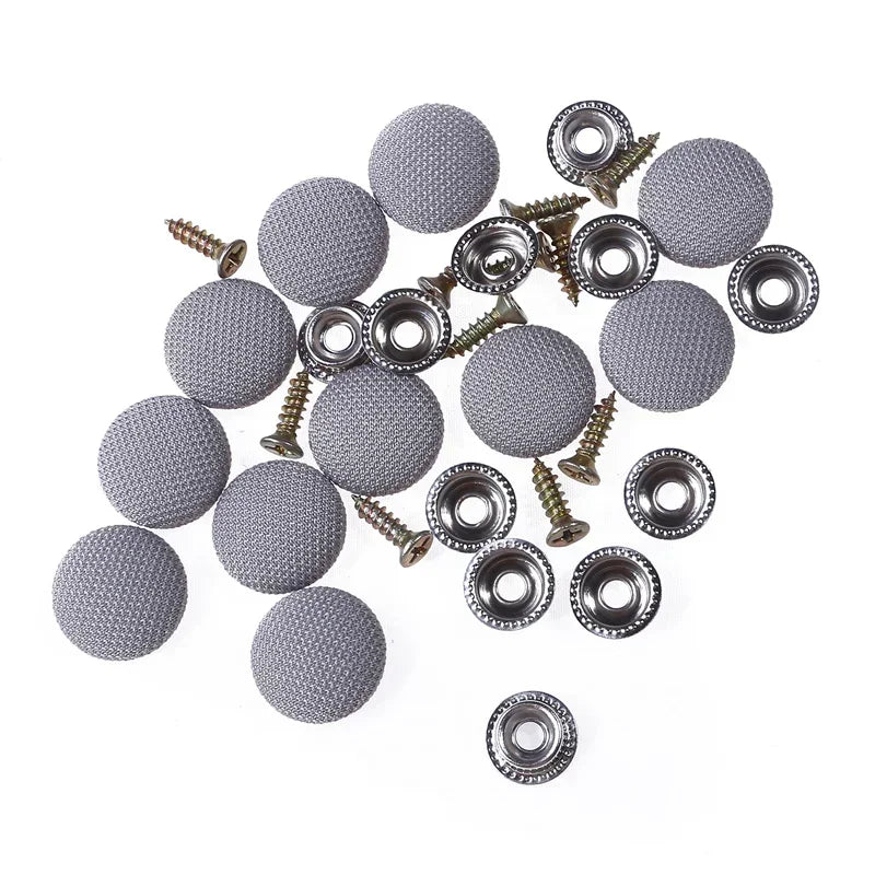 10/30/60Pcs Car Interior Roof Buckles Headliner Ceiling Cloth Fixing Screw Care Fabric Buckle Rivets Retainer Cap Repair Tools