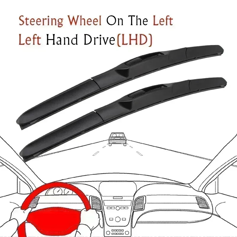 Car Wiper RHD & LHD Front Wiper Blades 20"+19" For Toyota MR2 Spyder 2000-2005 Fit U Hook Arm Windshield Windscreen Front Window