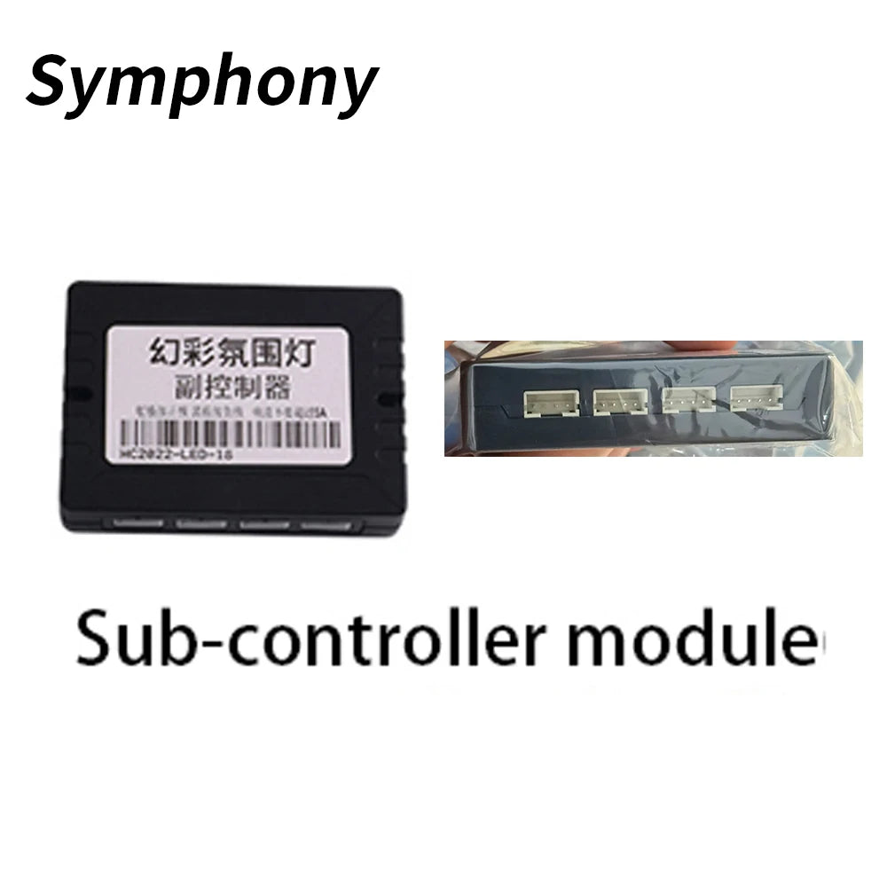 'Magic lantern' Symphony Ambient Light Accessories Full Colors Streamer Rainbow Parts 3 pin 3 wires Interior Interior Mouldings