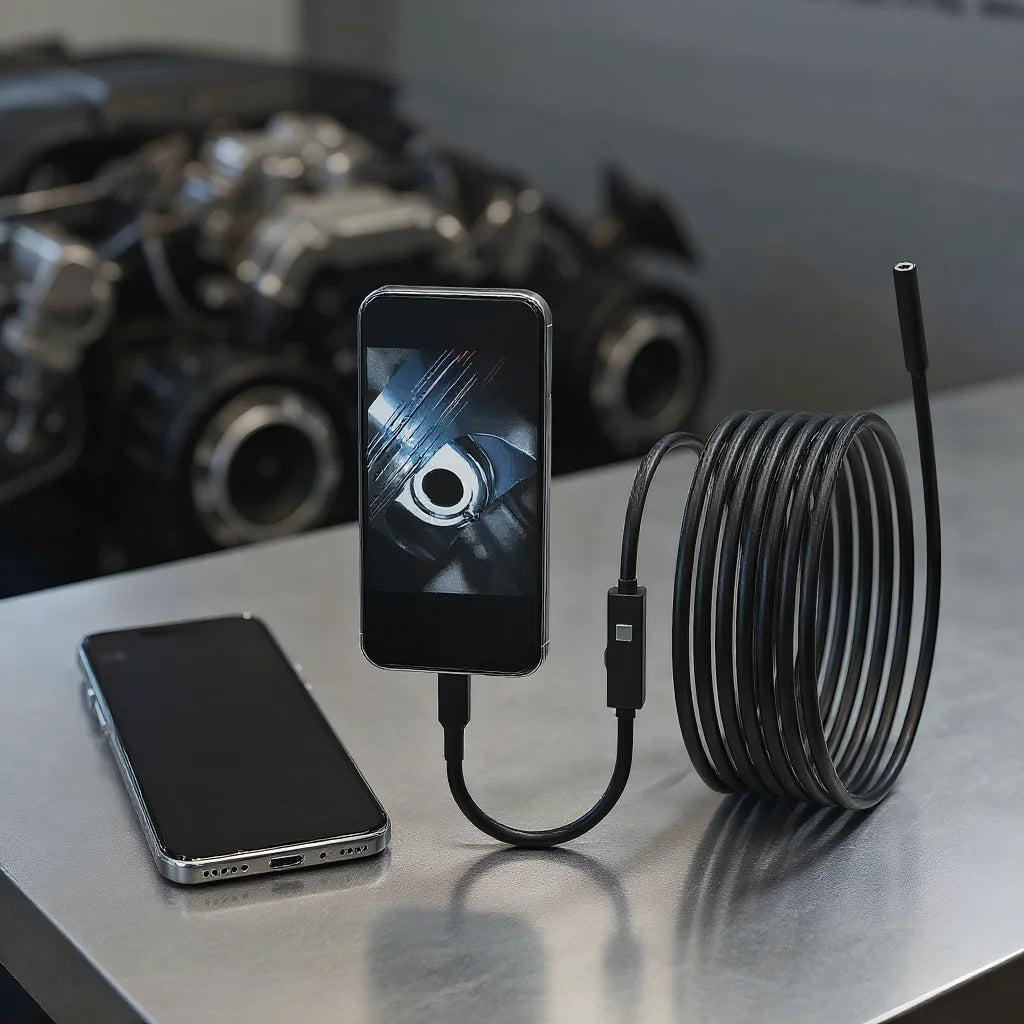 Mini HD Endoscope Camera Waterproof IP67 Industrial Camera Endoscope for Android Phone Camera Pipe Inspection Industrial Auto