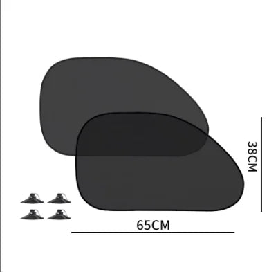 1-5Pcs Universal Car Sunshades Foldable Auto Side Window Rear Windscreen Mesh Sunshade Cover Car Windshield Accessories Exterior