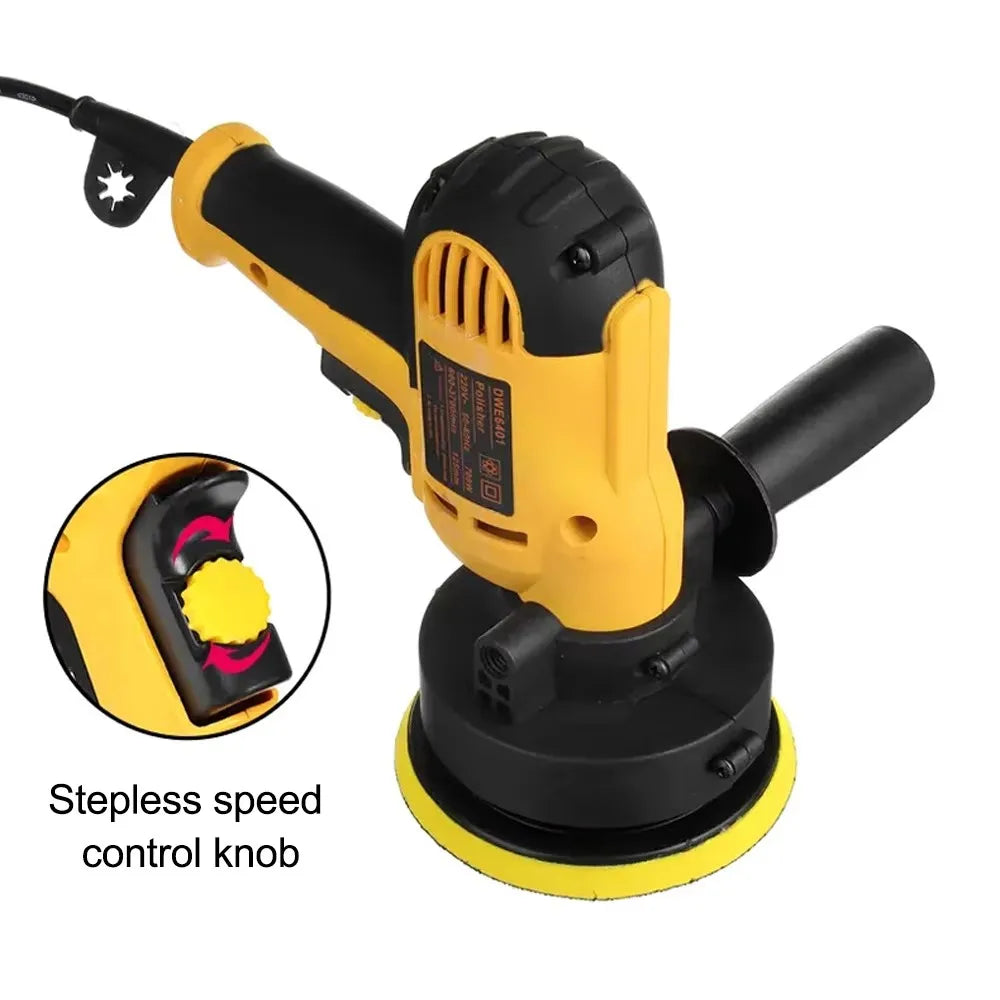 220V Electric Car Polisher Machine 3700rpm Adjustable Speed Car Polishing Machine Auto Sanding Waxing Tools Car Accessories