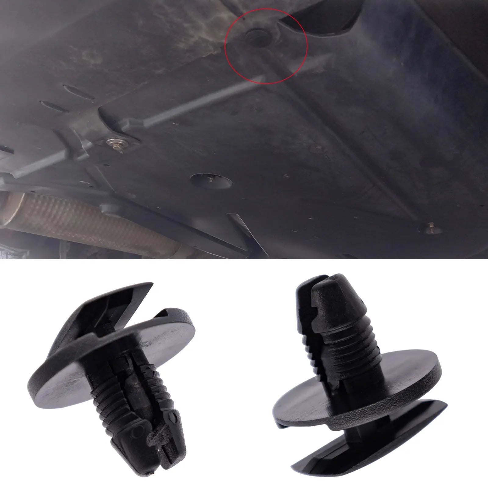 For PEUGEOT 206 207 307 308 Citroen C3 C4 C5 C6 Bumper Fender Liner Wheel Arch Mounting Trim Clip Fasteners Rivets