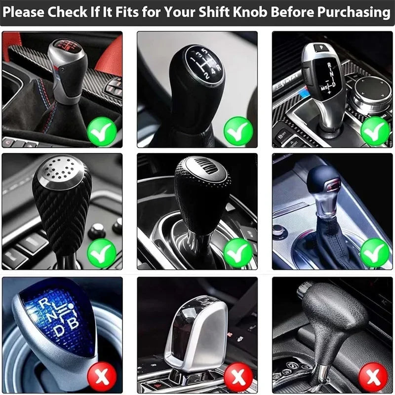 Hoodie Universal Car Shift Lever Interior Decor Gear Shift Hoodie Cover Shift Cover Gear Handle Decoration Fits Manual Automatic