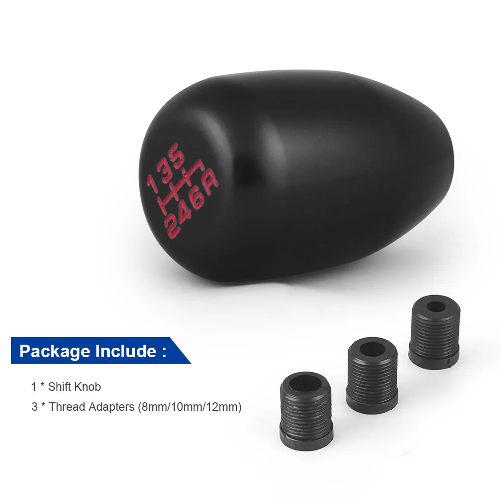 Racing Universal 6 Speed Car Gear Shift Knob Manual Automatic For 8MM,10MM,12MM Gear Shift leverBX102548