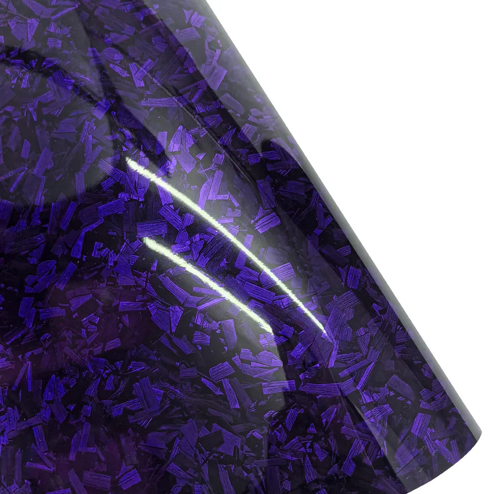 10~50cm*152~300cm High Glossy Black Silver Red Forged Carbon Fiber Vinyl Wrap Film on the Hood Adhesive Vinyl for Car Stickers