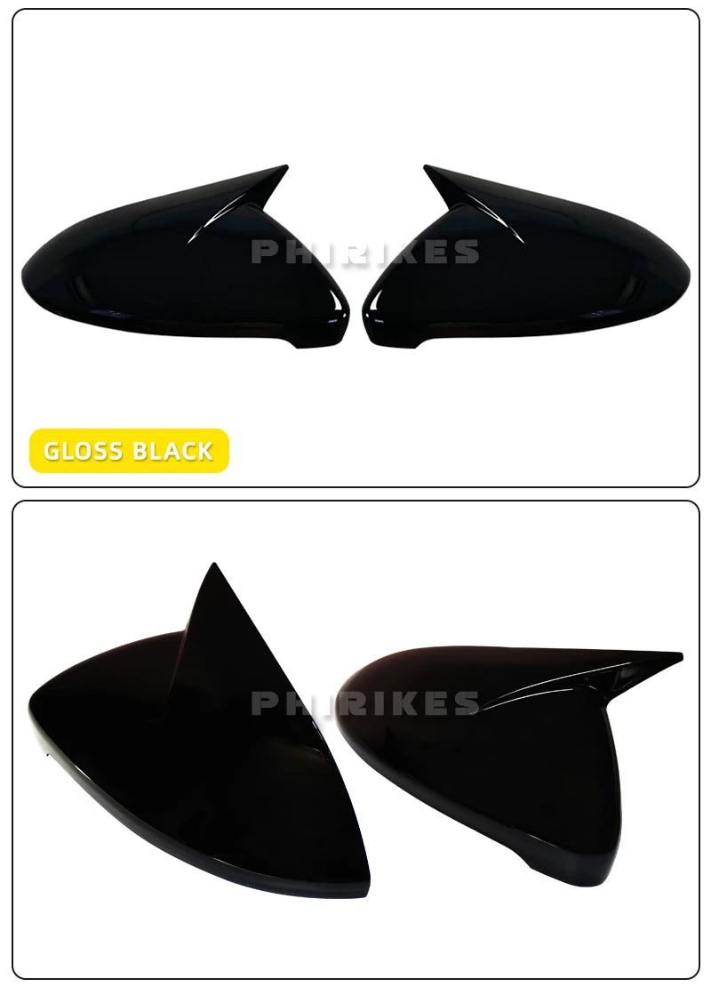 Side Rearview Mirror Cap Wing Side Mirror Cover For VW Golf 7 MK7 MK7.5 GTI R GTE GTD 2014-2019 Replacement