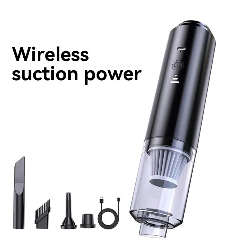 Dust Collector Portable Car Vacuum Cleaner Powerful Suction Electric Wireless Smart Home Cleaning Car Vacuum Cleaner New