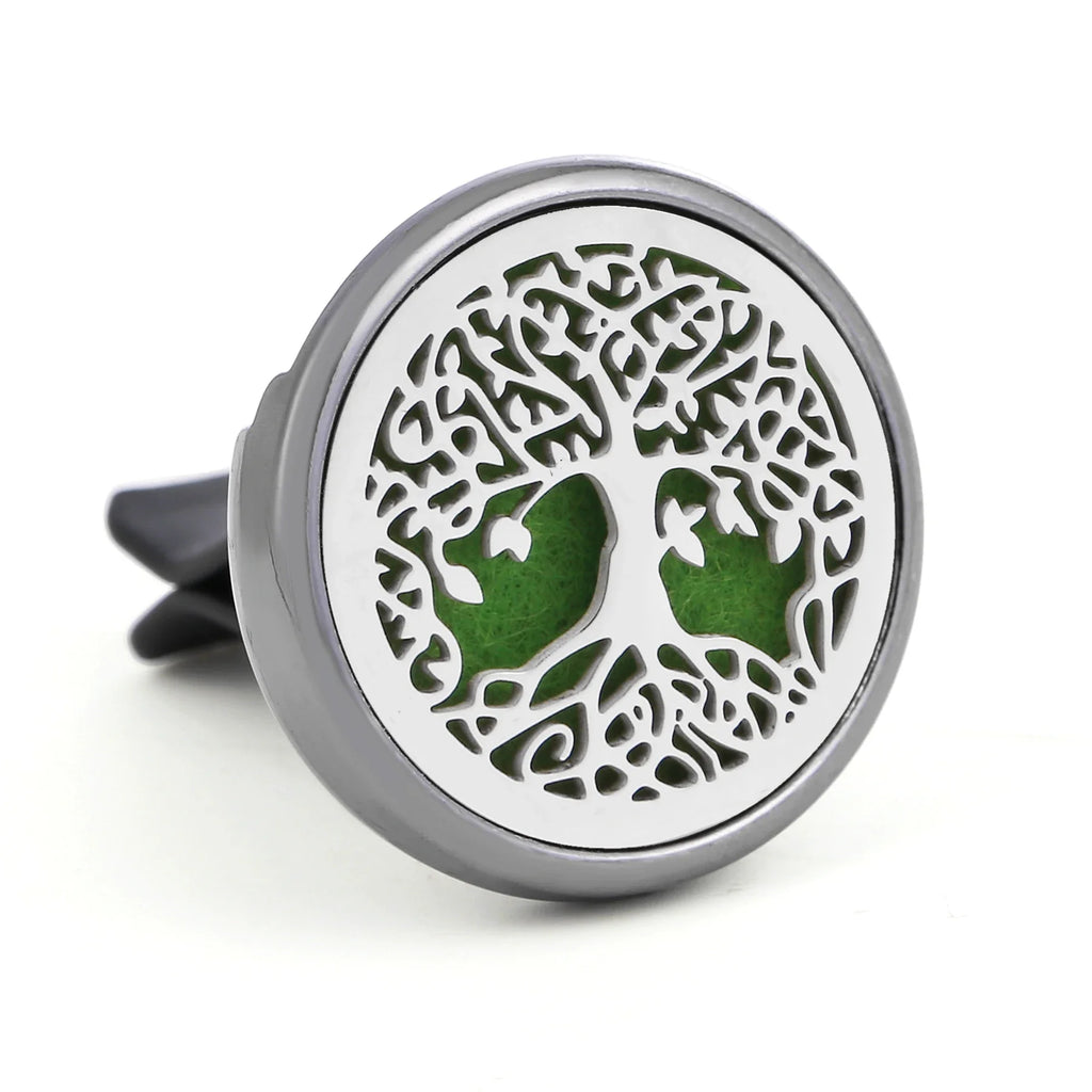 1PC Refillable Car Air Freshener Perfume Diffuser Clip with 10pcs Pads Auto Vent Interior Aromatherapy Diffuser