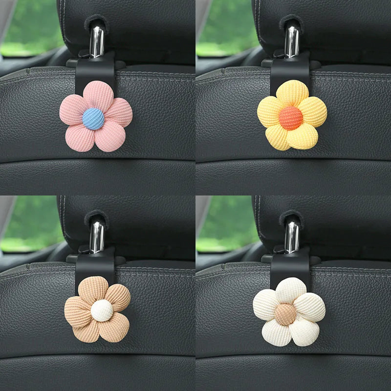 2pcs Car hook, backrest hook, rear seat women can hide the car hook, cute car hook