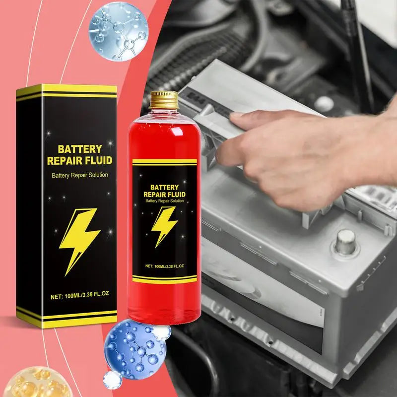 100ml Battery Repair Fluid For Car Safe  Repair Fluid Battery Restore Liquid Efficient Repair Extends Battery Life For Golf Cart