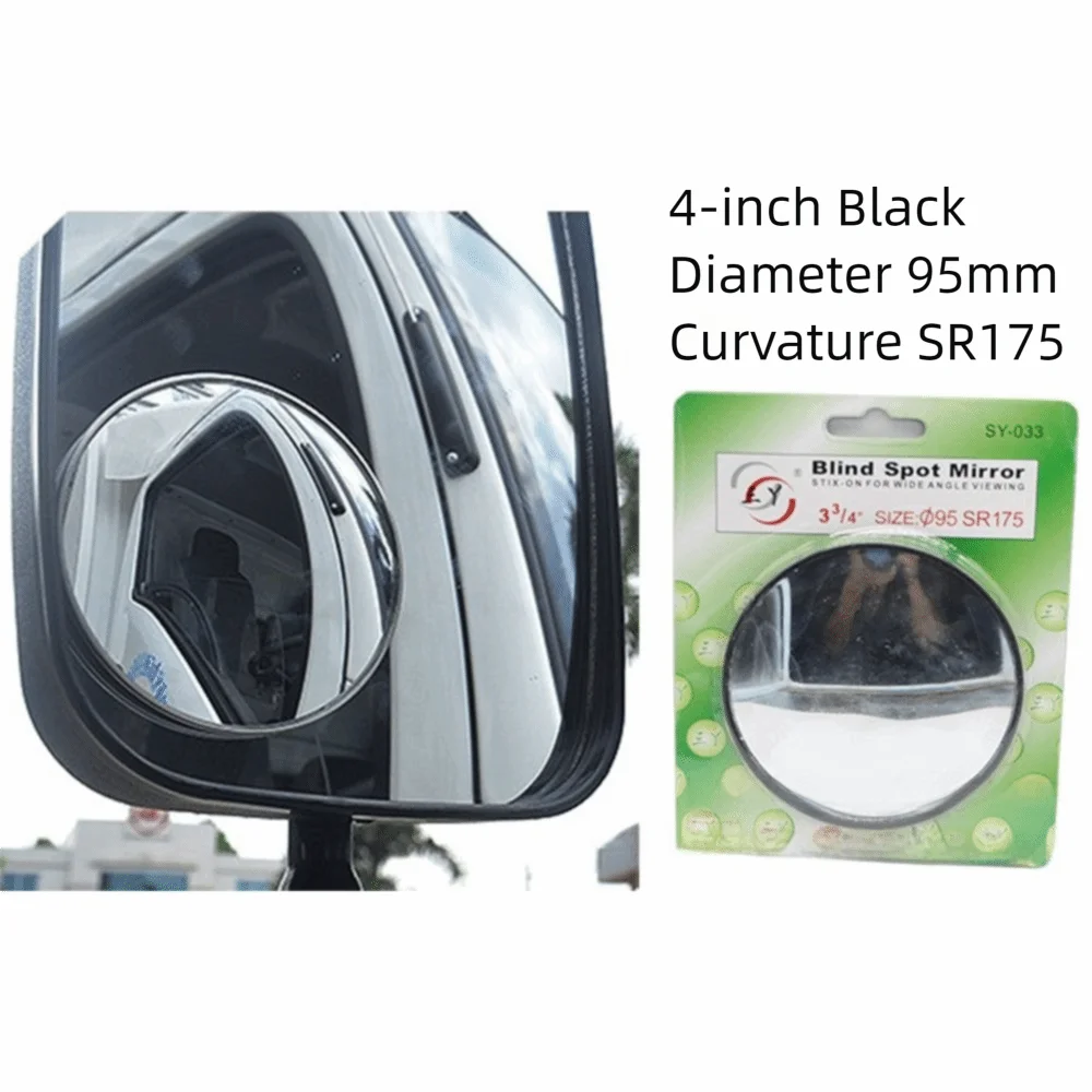Durable 75/90mm Truck Bus Round Blind Spot Mirror HD Convex Wide Angle Rear View Mirror Car Side Mirrors Auto Accessories