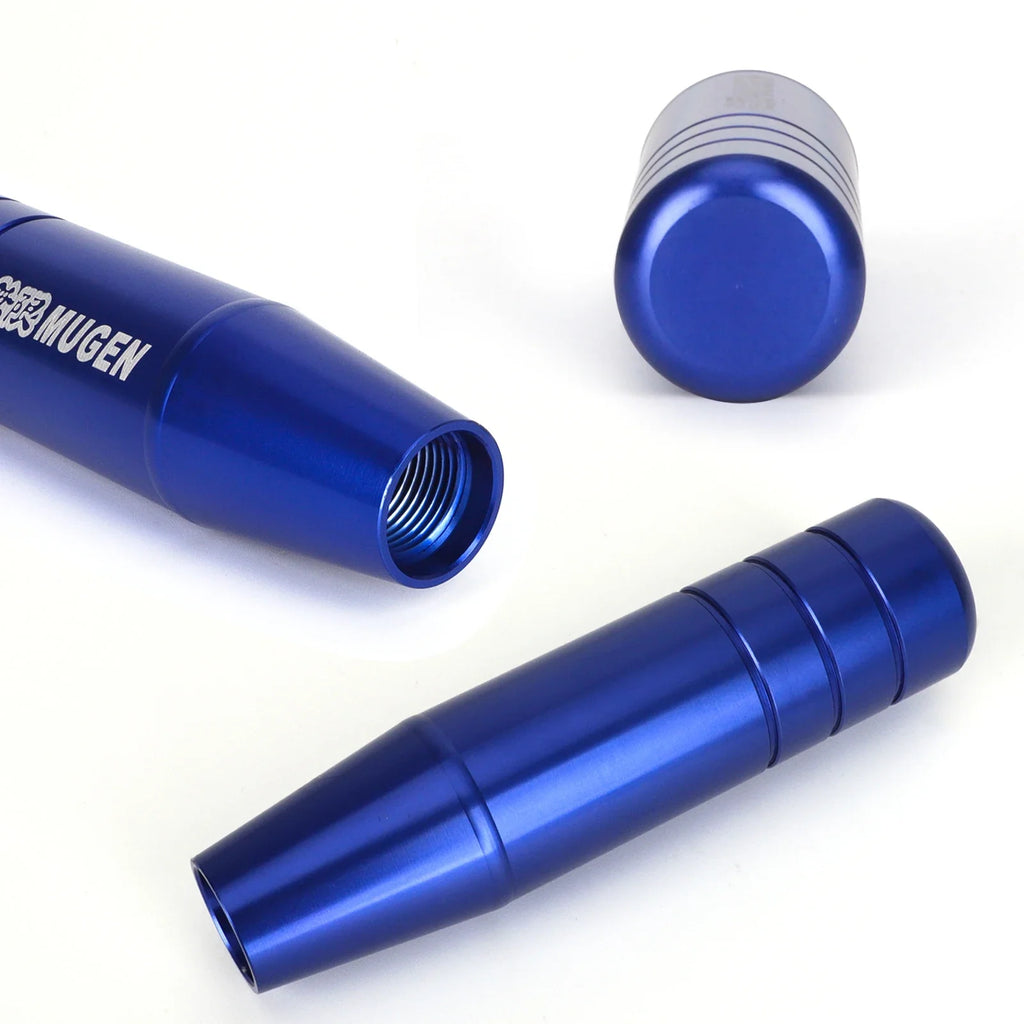 Universal Car 13CM Aluminium Gear Shift Knob Mugen Electroplating Color Manual Lever Shifter Dandle Extended Manual Transmission