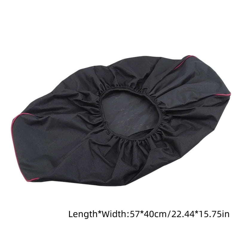 1/2PCS Durable 600D Soft Waterproof Winch Dust Cover Driver Recovery 8,000 -17,500 Lbs Black Car Accessories
