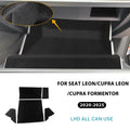 Italian Premium Suede For Seat Leon MK4 Cupra Leon Cupra Formentor 2020 2021 2022 2023 2024 2025 Car Co-Pilot Toolbox Sticker
