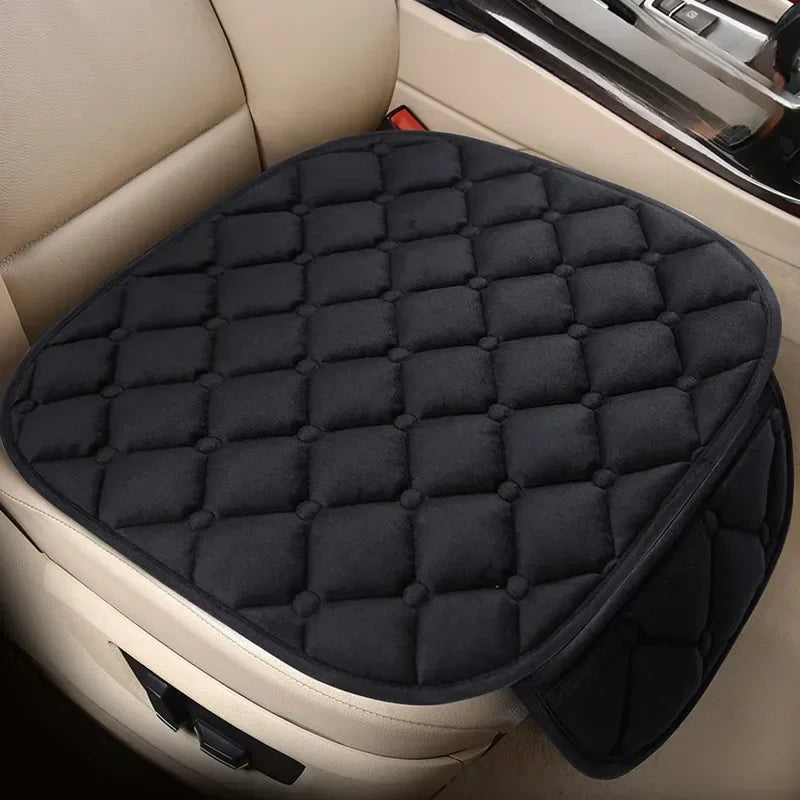 Car Seat Covers, Warm Seat Cushion Protector, Plush Seat Cover, Universal for Sedan, Hatchback, SUV, Autumn, Winter