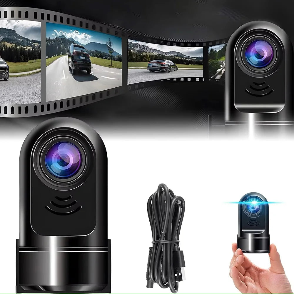 TAVALER Mini HD Car Video Recorder DVR Dash Cam 24 Hours Parking Monitor Car  Driving Record 720P/1080P HD USB/WIFI Dash Camera